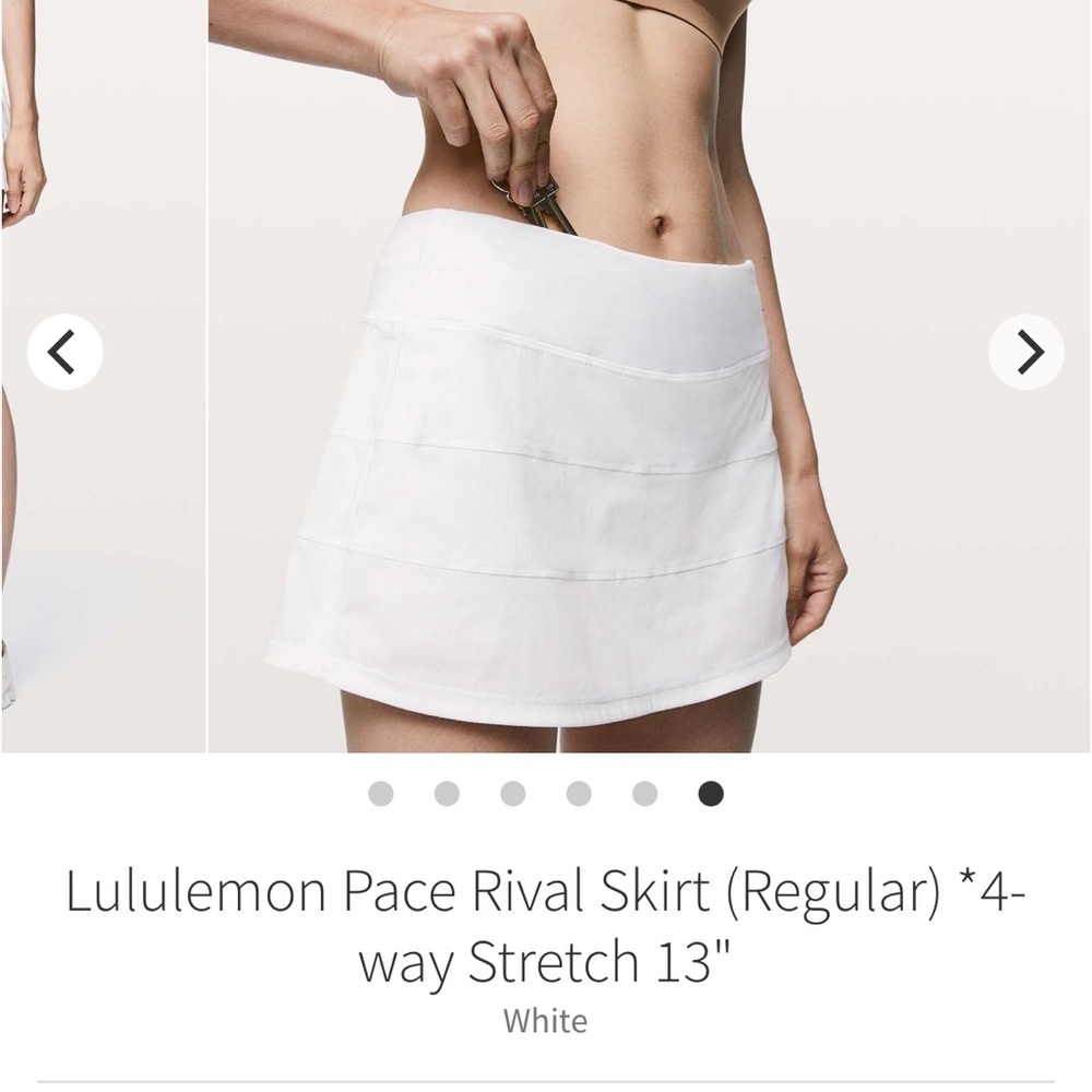 Lululemon Pace Rival Skirt
